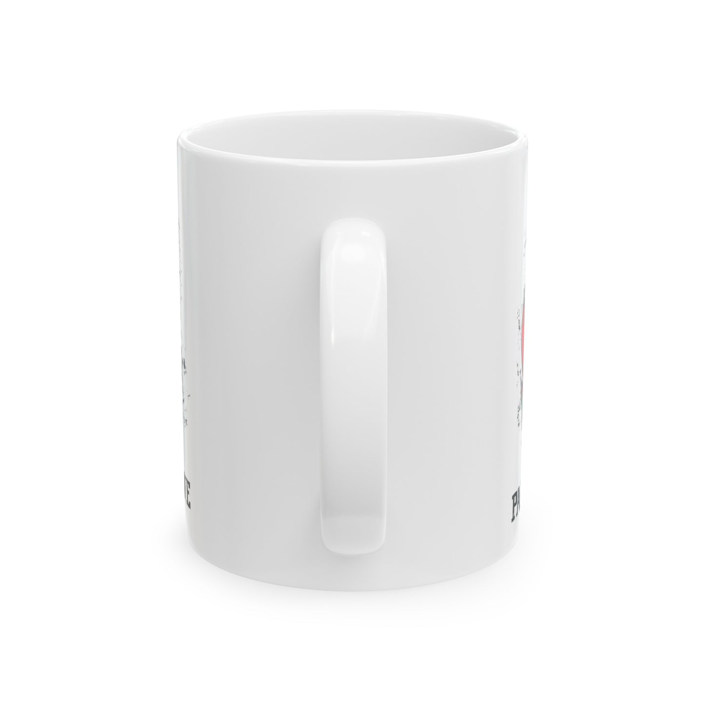 'Free Palastine' White Mug (11oz/0.33L)